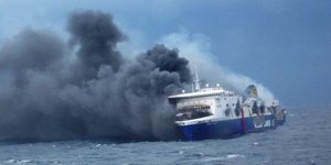 Το φλεγόμενο Norman Atlantic