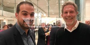 Ο Γαβριήλ Σακελλαρίδης και ο Παύλος Γερουλάνος