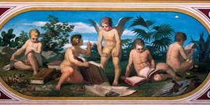 Τοιχογραφίες στο  Μέγαρο Σλήμαν