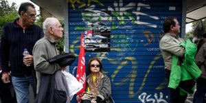 Από συγκέντρωση διαμαρτυρίας συνταξιούχων-Φωτογραφία αρχείου: Eurokinissi/Στέλιος Μίσινας