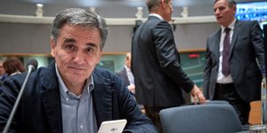 Πιο χαλαρός και ευδιάθετος από κάθε άλλη φορά στο Eurogroup ο Ευκλ. Τσακαλώτος -EUROKINISSI/ΕΥΡΩΠΑΪΚΗ ΕΝΩΣΗ