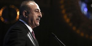 Ο Μεβλούτ Τσαβούσογλου/ Φωτογραφία: AP- Burhan Ozbilici