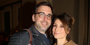 Η Ευδοκία Ρουμελιώτη με τον σύζυγό της/Φωτογραφία: ΝDP Photo