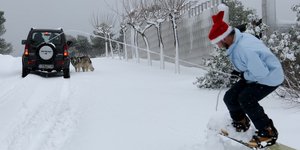 Παιχνίδια στο χιόνι /Φωτογραφία Αρχείου: Intime news