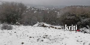 Χιόνι στον Ψηλορείτη/ Φωτογραφία: neakriti.gr