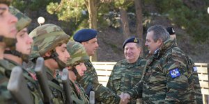 Ο υπουργός Εθνικής Αμυνας Πάνος Καμμένος στα ελληνοβουλγαρικά σύνορα
