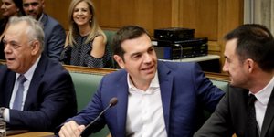 Στιγμιότυπο από την προηγούμενη συνεδρίαση του υπουργικού / Φωτογραφία Eurokinissi