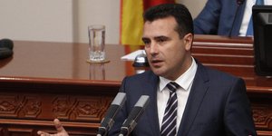 Ο πρωθυπουργός των Σκοπίων Ζόραν Ζάεφ- φωτογραφία AP