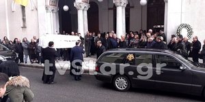 Στιγμιότυπο από την κηδεία της μικρής Ιωάννας / Φωτογραφία: TVStar