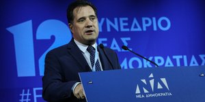 Ο αντιπρόεδρος της ΝΔ Αδωνις Γεωργιάδης / Φωτογραφία: SOOC