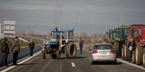 μπλόκο αγροτών/Φωτογραφία: Eurokinissi