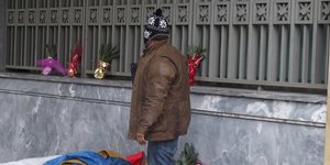 άστεγος/Φωτογραφία: Eurokinissi