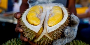 Το φρούτο ντούριαν που μυρίζει σαν βρώμικη κάλτσα. Φωτογραφία: AP