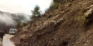 Κατολίσθηση στη Γορτυνία (Φωτογραφία: Kalimera Arkadia)