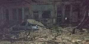 Ο ανεμοστρόβιλος σάρωσε τα πάντα στο διάβα του στην Αβάνα (Φωτογραφία: Τwitter)