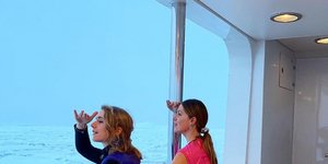 Η Ευγενία και η Ηλέκτρα Νιάρχου/ Φωτογραφία: venyxworld/ Instagram