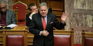 Ο αναπληρωτής υπουργός Εξωτερικών Γιώργος Κατρούγκαλος /Φωτογραφία: Εurokinissi