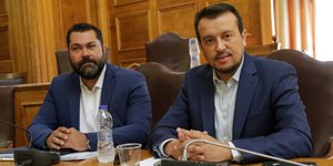 Λευτέρης Κρέτσος και Νίκος Παππάς -Φωωτογραφία αρχείου: EUROKINISSI/ΓΙΩΡΓΟΣ ΚΟΝΤΑΡΙΝΗΣ