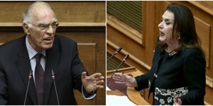 Αγρια κόντρα Λεβέντη -Μεγαλοοικονόμου -Φωτογραφίες αρχείου: Intimenews