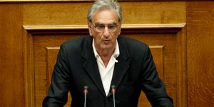 Ο Σπύρος Λυκούδης (Φωτογραφία: ΧΡΗΣΤΟΣ ΜΠΟΝΗΣ//EUROKINISSI)
