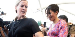 Η Μέγκαν Μαρκλ με την μπόντιγκάρ της 