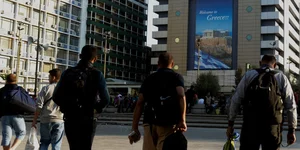 Αλλοδαποί στο κέντρο της Αθήνας