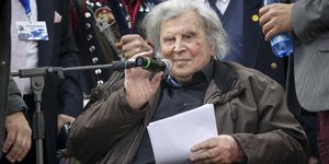 Ο Μίκης Θεοδωράκης/ Φωτογραφία: EUROKINISSI- ΓΙΑΝΝΗΣ ΠΑΝΑΓΟΠΟΥΛΟΣ