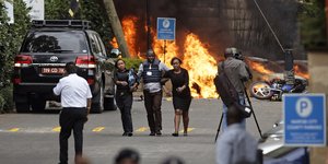 Τρομοκρατική επίθεση στο Ναϊρόμπι/ Φωτογραφία: AP- Ben Curtis