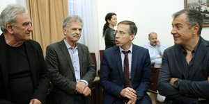 Από αριστερά: Λυκούδης