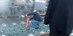Φωτιά σε τρένο
