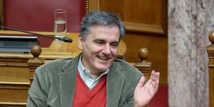 Ο υπουργός Οικονομικών Ευκλείδης Τσακαλώτος- φωτογραφία intimenews