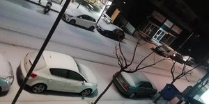 ΧΙόνισε στο Ηράκλειο/ Φωτογραφίες: cretapost.gr 