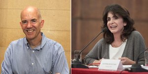 Ο Ανδρίκος Παπανδρέου και η Αλεξάνδρα Μητσοτάκη 