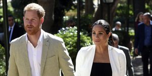 Πρίγκιπας Χάρι και Μέγκαν Μαρκλ στο Μαρόκο /Φωτογραφία: AP