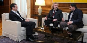 Συνάντηση του Αλέξη Τσίπρα με τον Χρήστο Κουϊμτσίδη
