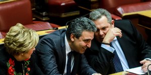 Φωκάς-Καμμένος/Φωτογραφία: Eurokinissi