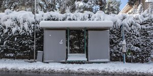 Από πρόσφατη χιονόπτωση στα βόρεια προάστια της Αττικής / Φωτογραφία: SOOC