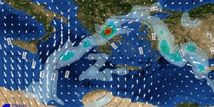 Το βαρομετρικό χαμηλό το πρωί της Τετάρτης
