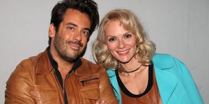 Η Ελενα Χριστοπούλου & ο Πάνος Καλλίτσης (Φωτογραφία: NDPphoto)