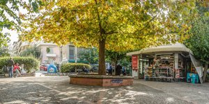 Η δημοφιλέστατη στο AirBnB πλατεία Βαρνάβα στο Παγκράτι / Φωτογραφία: Facebook