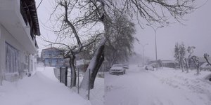 χιόνια στη Σαμοθράκη/Φωτογραφία: evros-news