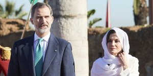 Η βασίλισσα Λετίθια και ο βασιλιάς Φελίπε /Φωτογραφία: Splashnews/Ideal Image