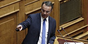 Ο τομεάρχης Οικονομίας της ΝΔ Χρήστος Σταϊκούρας / Φωτογραφία: SOOC