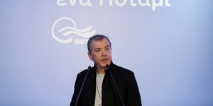Ο Σταύρος Θεοδωράκης (Φωτογραφία: intimenews/ΛΙΑΚΟΣ ΓΙΑΝΝΗΣ)