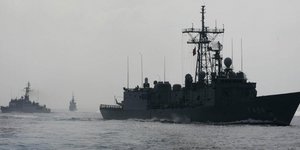 Από πρόσφατη άσκηση του τουρκικού Πολεμικού Ναυτικού / Φωτογραφία: AP Images