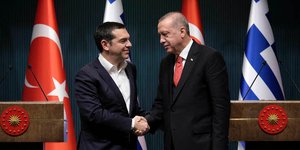 Τσίπρας-Ερντογάν/Φωτογραφία: Eurokinissi