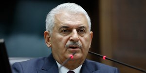 Ο Μπιναλί Γιλντιρίμ (Φωτογραφία: AP Photo/Burhan Ozbilici)