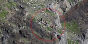 Διάσωση άνδρα στην Καλντέρα/ Φωτογραφία:atlantea.gr