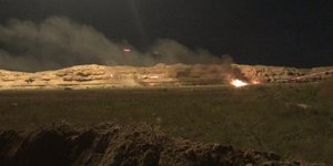 Μάχες στην Μπαγκούζ (Φωτο: Mustafa Bali/Twitter)