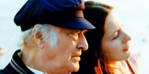 Ο Οδυσσέας Ελύτης και η Ιουλίτα Ηλιοπούλου. Φωτογραφία: Νίκος Δήμου
